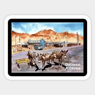 Oatman, Arizona Sticker